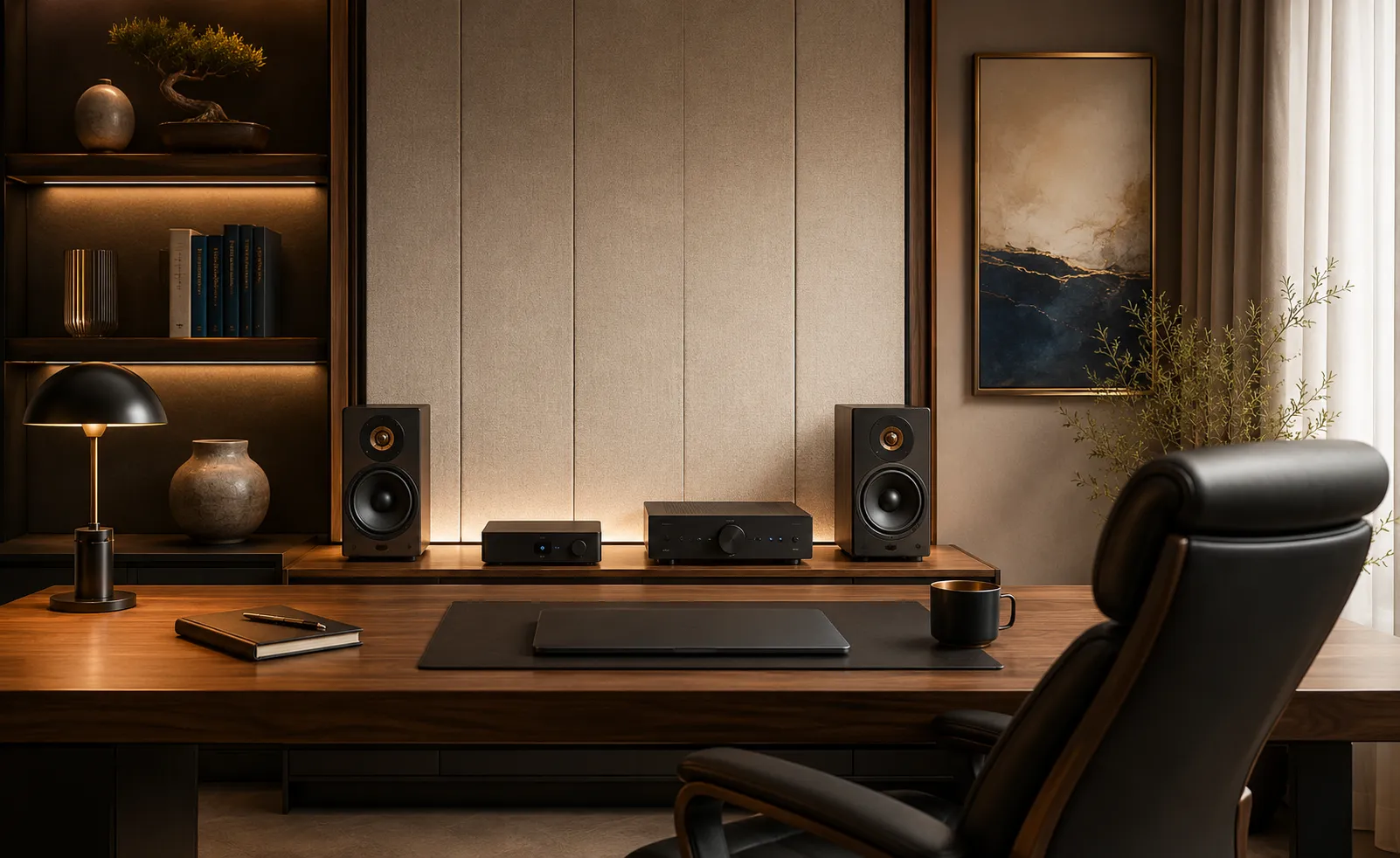 Estudio residencial con sistema de alta fidelidad DG Audiosound