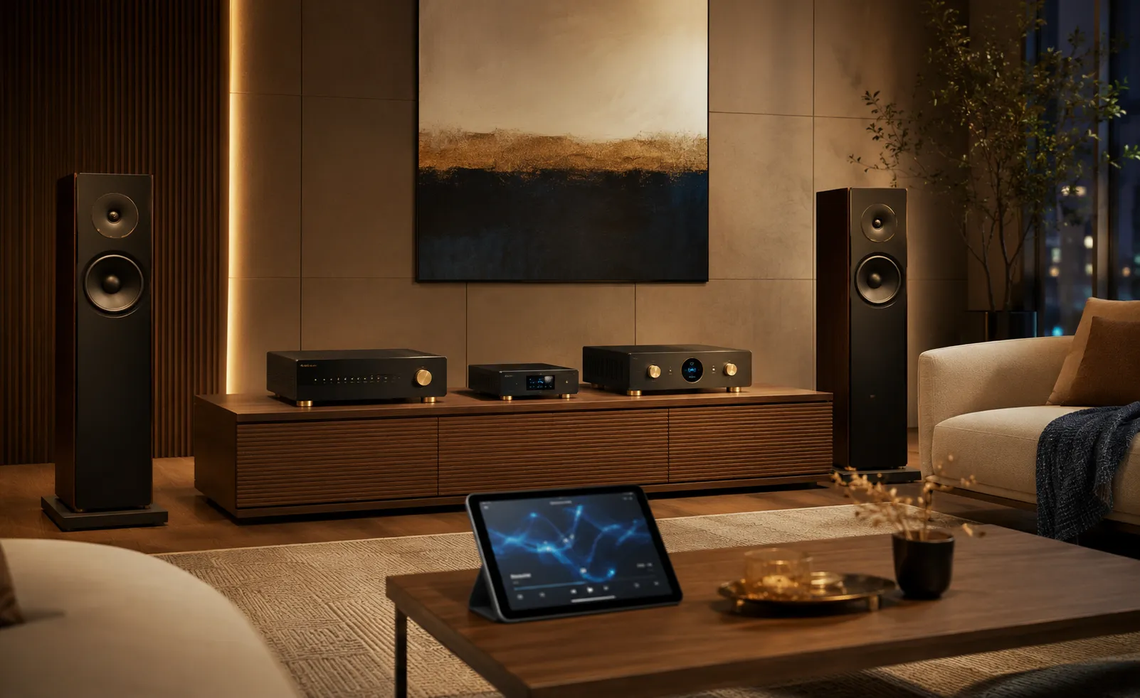 Sala premium con streamer y audio Hi-Fi de alta resolución DG Audiosound