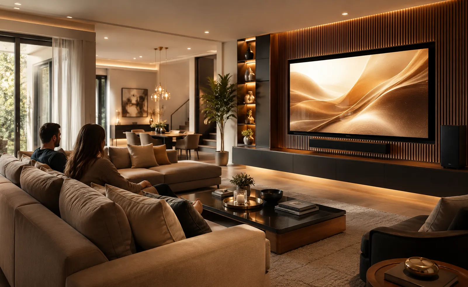 Sala familiar premium con audio y video DG Audiosound